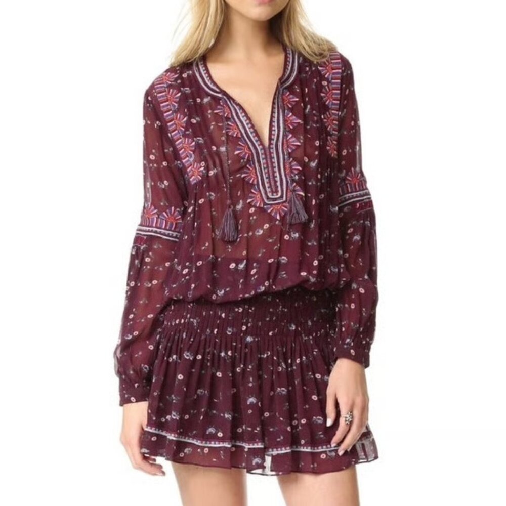 Ulla Johnson Gita dress in bordeaux
